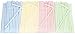 Flexible Plastic Straws Colored BPA-Free Disposable Bendy Straw 8