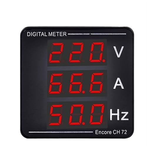 Fréquencemètre ampèremètre AC1-120A 50-500V multimètre numérique CH-72 encastrable