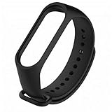 Color Blanco Correa compatible con Xiaomi Mi Band 3 (Negro)