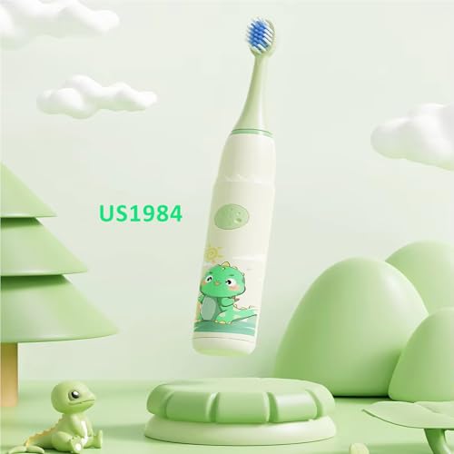 Image of Sonic Electric Toothbrush for Adults with 3 Brush Heads & 4 Cleaning Modes, Rechargeable Electric Toothbrush with 2 Minute Timer & 18000 Strokes /min with 30 days Long Battery Life (Blue, Green)