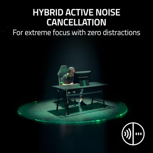 Image of Razer BlackShark V3 Pro Wireless ANC Gaming Headset for Xbox: Full Band Mic - 50mm Driver - 2.4 GHz, Bluetooth, USB, 3.5mm - Works with PC, Mac, PS5, Nintendo Switch - Long Battery Life - White
