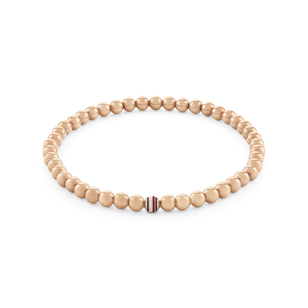 Tommy Hilfiger Jewelry Armband mit Schmuckperlen für Damen Kollektion aus Edelstahl, Gelbgold und Nelkengold