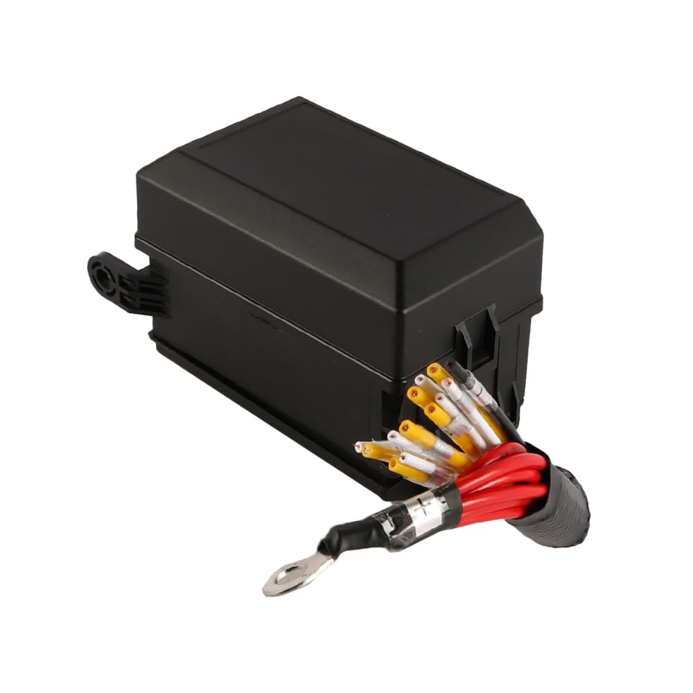 Caja de relé de 12V, fusibles de 6 ranuras, resistente al agua, para automóviles, barcos, vehículos marinos