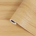 Light Wood Grain Contact Paper Peel and Stick Wallpaper A Set of 17.3"x120" Natural Wooden Contact Paper for Cabinets Countertops Drawer Shelf Liner Self-adhesive Removable Wallpaper Waterproof