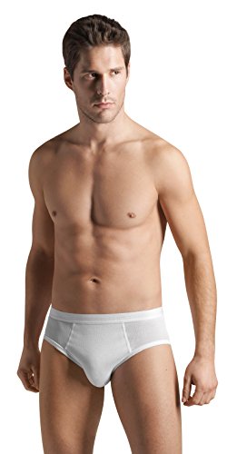 HANRO Men's Cotton Pure High-Leg Brief 736332