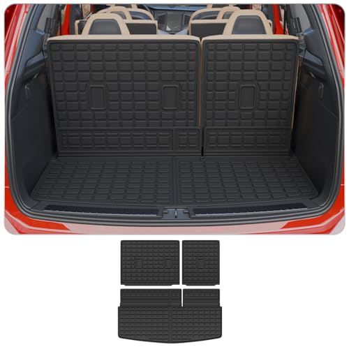 Load Floor Compartment – One Or Both Gap Hiders Detached And/Or Damaged From The Bin - 2018-2021 Ford Expedition & Lincoln Navigator 4 Thinzyou Cargo Mat Compatible with 2018-2024 Ford Expedition Lincoln Navigator (Not for Max or L Models) Cargo Liner Trunk Liner 2023 Expedition 7&8 Seats Accessories (Trunk Mat+Backrest Mats)
