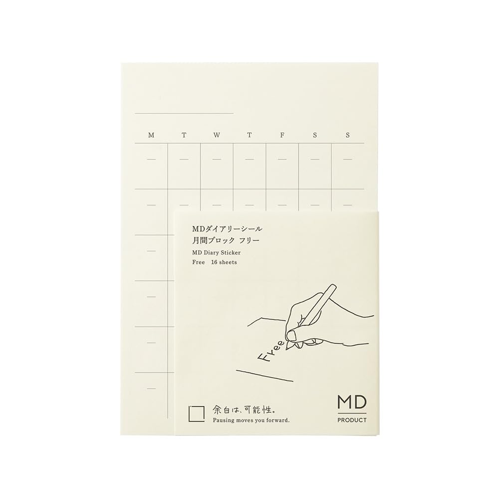 Midori 84794006 MD Diary Sticker, Free