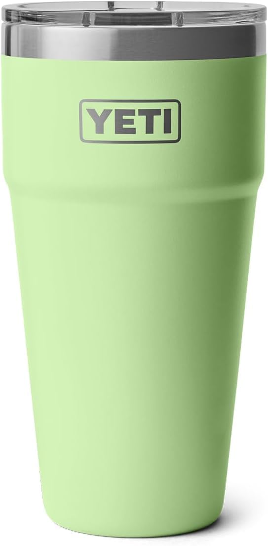 YETI Rambler 30 oz (887 ml) Stackable Cup with Removable Magslider Lid, Stainless Steel Vacuum Insulated Coffee Cup, Key Lime - Image 3