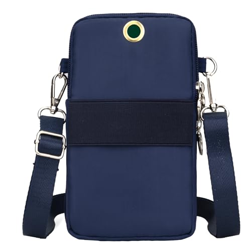 Image of JANKS Small Crossbody Bag for Women - Mini Phone Purses with Crossbody Strap and Wallet - Nylon Arm Bag