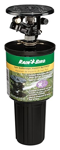 Rain Bird LG-3 Low Gallonage Pop-up Impact Sprinkler, Adjustable 0° - 360° Pattern, 26' - 41' Spray Distance