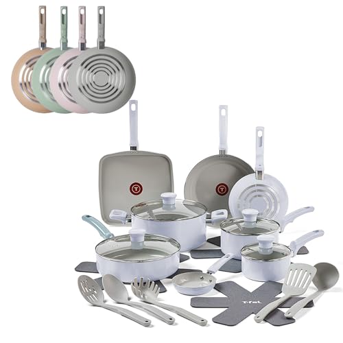 Best T Fal Ultimate Nonstick Cookware Set 11 T-Fal Refresh Ceramic Nonstick Cookware Set