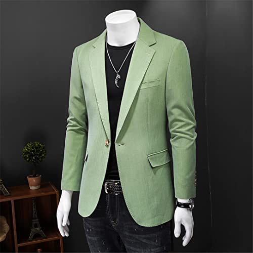 Herren Freizeitkleid Anzüge Singer Stage A Linie von Knöpfen Slim Fit Blazer und Hose – Bild 4