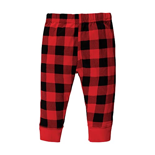 Hudson Baby Unisex Cotton Bodysuit, Pant And Shoe Set, Buffalo Plaid Baby Bear, 12-18 Months #TOP3