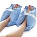 DMI Heel Cushion Protector Pillow to Relieve Pressure from Sores and Ulcers, Adjustable in Size, Blue
