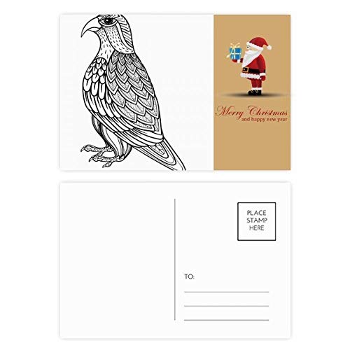 Cartes postales Bird Paint Flying Line en papier cartonné épais supérieur