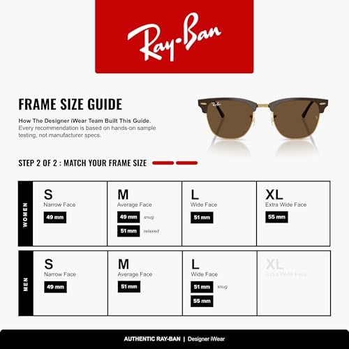 Image of Ray-Ban RB3016 Clubmaster Classic Square Sunglasses for Men for Women