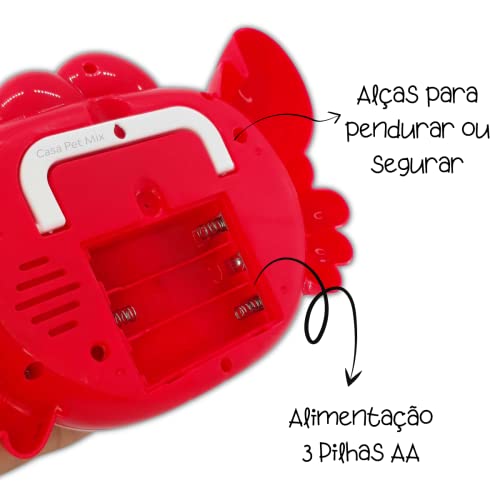 Brinquedo Sabão Lança Bolhas Água com Luzes RGB com Som Divertido mais Refil Personalizado Diversos