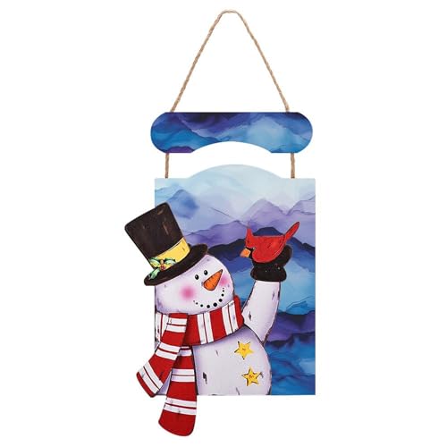 Peinture de Noël bonhomme de neige pour réchauffer le salon