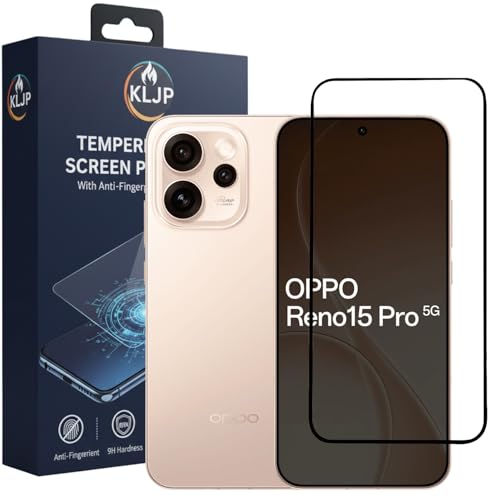 Image of Military-Grade Gorilla Tempered Glass For Oppo Reno 15 Pro 5G (Pack of 1) With Installation Kit | Edge to Edge Coverage | Black