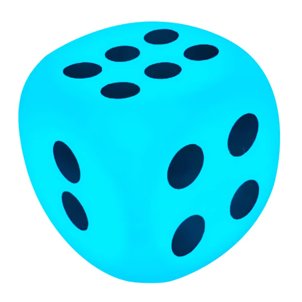 Mr.Go 16-Inch Rechargeable LED Light Cube Chair w/Remote, Cordless LED Cube Seat Stool Side Table, Ideal for Home Bedroom Patio Pool Party Waterproof Ambient Lighting Decorations