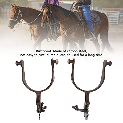 Esporas de Cavalo Cowboy, 2 Peças, Jardim Ao Ar Livre, retrô, Selaria, Portátil, Equipamento Com íco