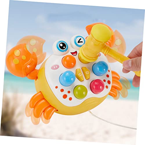 ORFOFE Caranguejo Mini Máquina De Fliperama Martelo De Mini Martelando Jogo De Toupeira De Toupeira