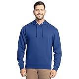 Fruit of the Loom Unisex Adult Eversoft Fleece Hoodies, Pullover & Full Zip, Moisture Wicking Breathable, Sizes S-4x Hooded Sweatshirt, Mellow Blue, Medium US