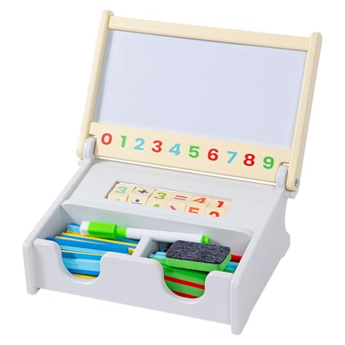 Matériel pédagogique maternelle : jeu éducatif bois, addition et soustraction éveil