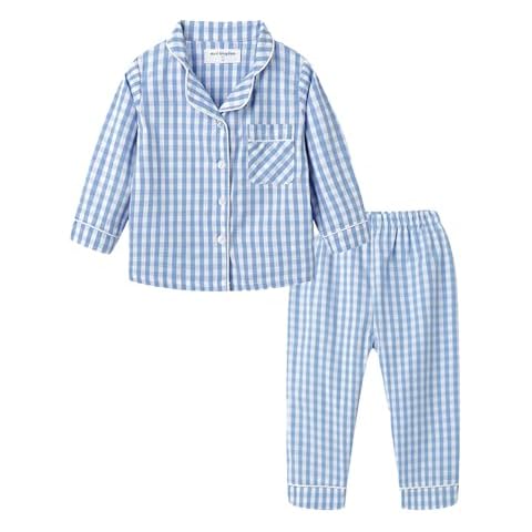 Mud Kingdom Toddler Boys Plaid Pajama Set Cover