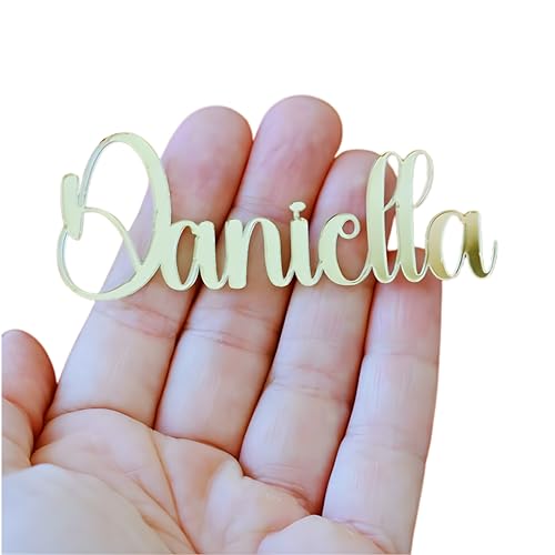 Posh Soiree Personalized Acrylic Name Place Cards – Custom Cursive