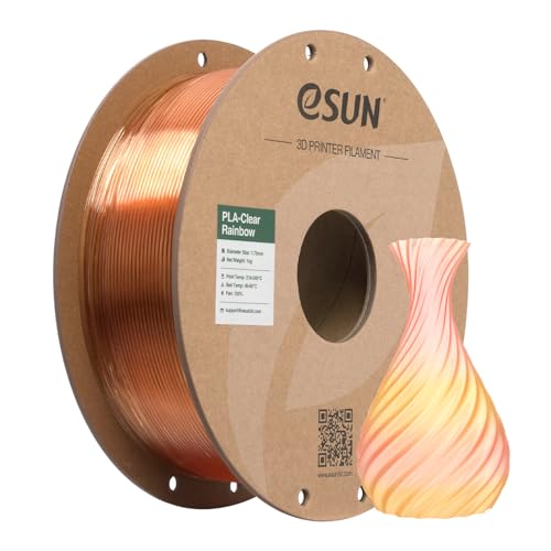 Filament eSUN PLA Różowy Tęczowy Przezroczysty (PINK RAINBOW TRANSPARENT)