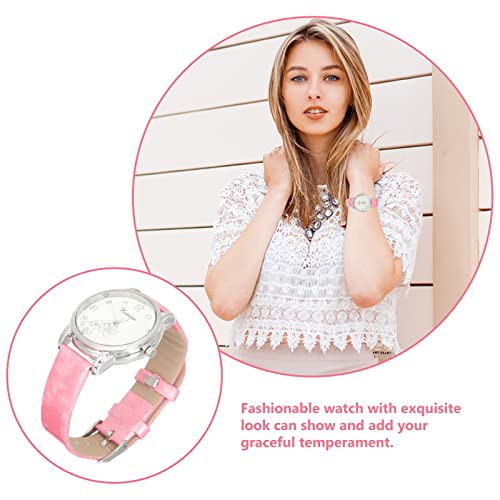 Hemobllo Watch Strap Watch Strap Watch Strap Women's Wrist Watches Delicate Girl Wristwatch Leisure Watch Decorative Wristwatch Gift Wristwatch For Decor Black Watch Black Watch Black Watch #TOP6