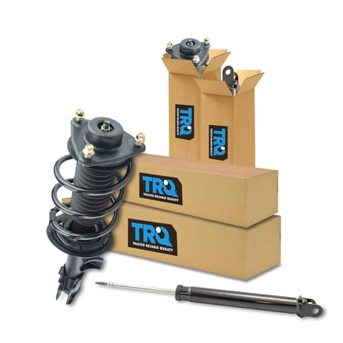 Image of TRQ Front and Rear Complete Strut Assembly & Shock Absorber Kit Complete Strut & Coil Spring Assembly Compatible with 2010-2015 Hyundai Tucson 2011-2016 Kia Sportage