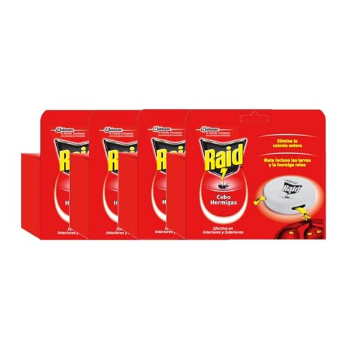 Raid ® Cebos - Trampas antihormigas. Elimina la colonia de...