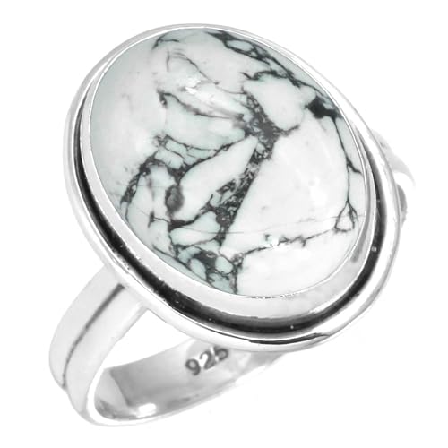 Crystal, Moonstone, Amber, Garnet Oval Handmade Ring Genuine 925 Sterling Silver Boho Chunky Natural Gemstone Jewelry For Women