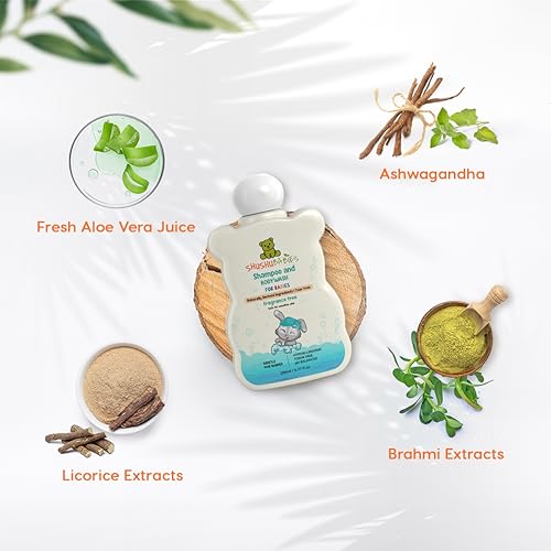 Image of ShuShu Babies Natural Fragrance-Free Baby Wash & Shampoo-400ml | Baby Head to Toe Wash | Suitable for Newborn Sensitive Skin | Gentle, Tear-Free, Mild & Hypoallergenic Formula