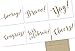 Glitzy Congrats! - 36 Note Cards - 6 Designs - Blank Cards - Kraft Envelopes Included