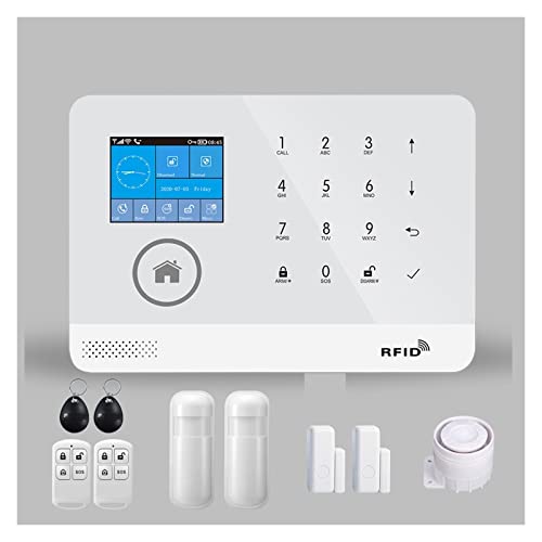 Sistema di sicurezza domestica, di allarme Tuya Sicurezza domestica con sensori di movimento for schede RFID App Control(D..)