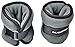 Signature Fitness Fully Adjustable Ankle Wrist Arm Leg Weights, 3 lbs each (6-lb pair), Gray