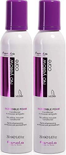 Fanola Anti-Jaune Incroyable Mousse correcteur de reflets pour blond polaire éclatant