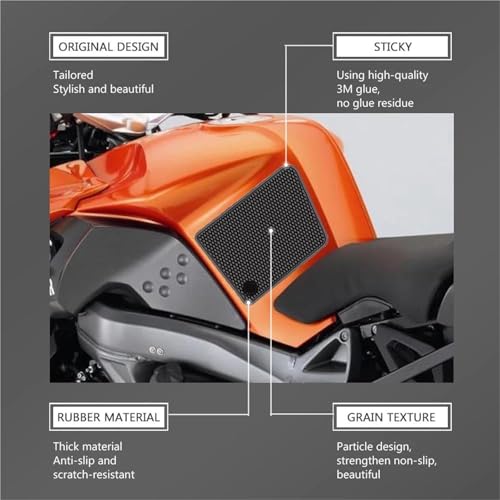 Coussinet de traction durable et design pour réservoir BMW K1300 - 7