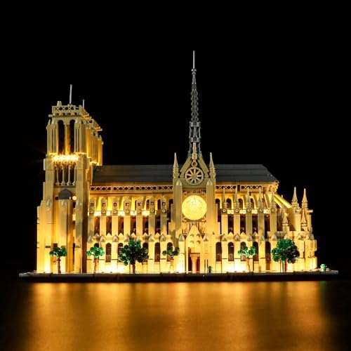 Image of LIGHTAILING Light Set for Lego-21061 Notre-Dame de Paris - LED Lighting Set Compatible with Lego Building Blocks Model - Model Set Not Included