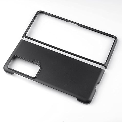 Ultra-Thin Smooth Matte Pc Case For Honor Magic Vs V Magicvs Magicv 5G Anti-Fingerprint Hard Protective Back Cover (Black,Honor Magic Vs) #TOP1