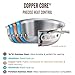 All-Clad Copper Core 5-Ply Stainless Steel Fry Pan 8 Inch Induction Oven Broiler Safe 600F Pots and Pans, Cookware Silver