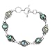 12.50Gms,4.50 Ctw Genuine Labradorite 925 Sterling Silver Overlay Handmade Fashion Bracelet Jewelry