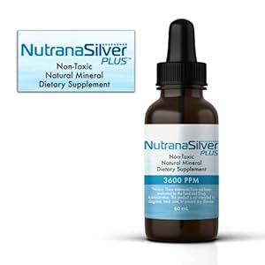 60 mL – Colloidal Silver 3600 PPM – Nutrana Silver – 60 mL – Natural Mineral Dietary Supplement – Liquid Silver for…