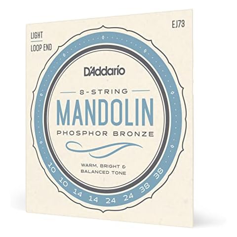 Cuerdas de Mandolina D'Addario Phosphor Bronze EJ73 Light 10-38 Cover