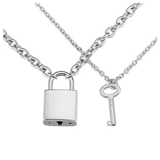 Lock and Key Necklace for Couples Matching Boyfriend and Girlfriend Jewelry You Hold the Key to My Heart BF GF Couple Necklaces