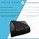 Polar Night Gewichtsdecke 135 x 200 cm 13kg Sherpa Fleece - Weighted Blanket Oeko-TEX® 100 Standard, Schwere Decke für tiefen Schlaf, Therapiedecke & Entspannungsdecke, Besser schlafen Heavy Bettdecke