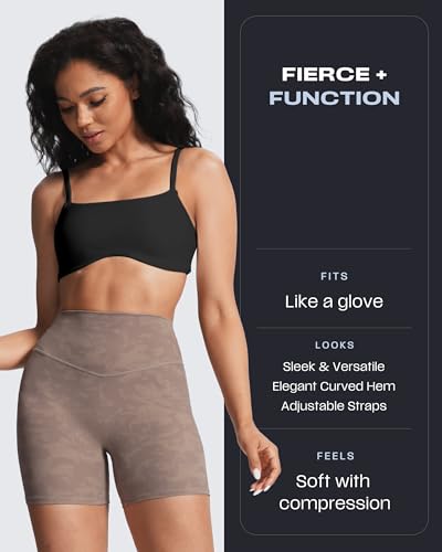 Aoxjox Women's Define Sculpt Bandeau Bras Workout Curved Training Fitness Running Yoga Crop Tank2